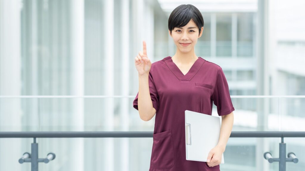 ポイントを押さえる訪問看護師