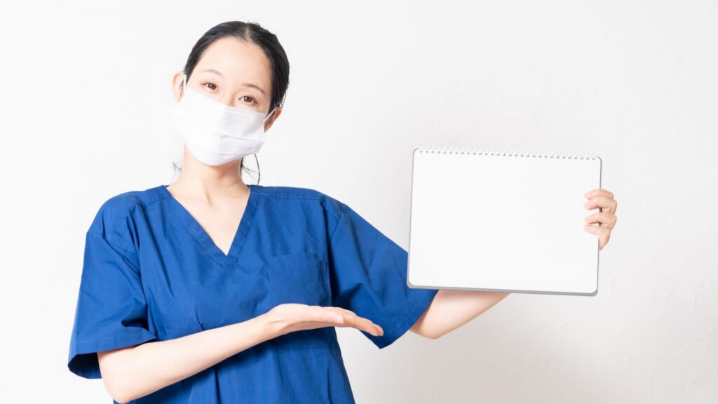 入職後をイメージさせようとしている看護管理者