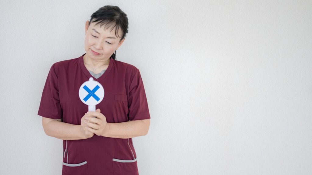 採用面接でのNG質問例を知る訪問看護師