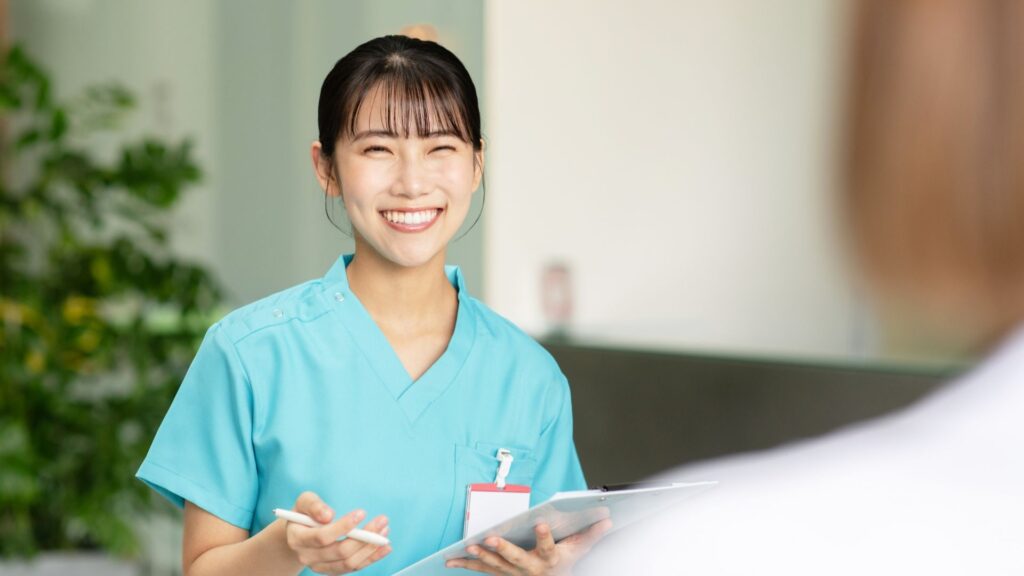 強みを発揮している新卒訪問看護師