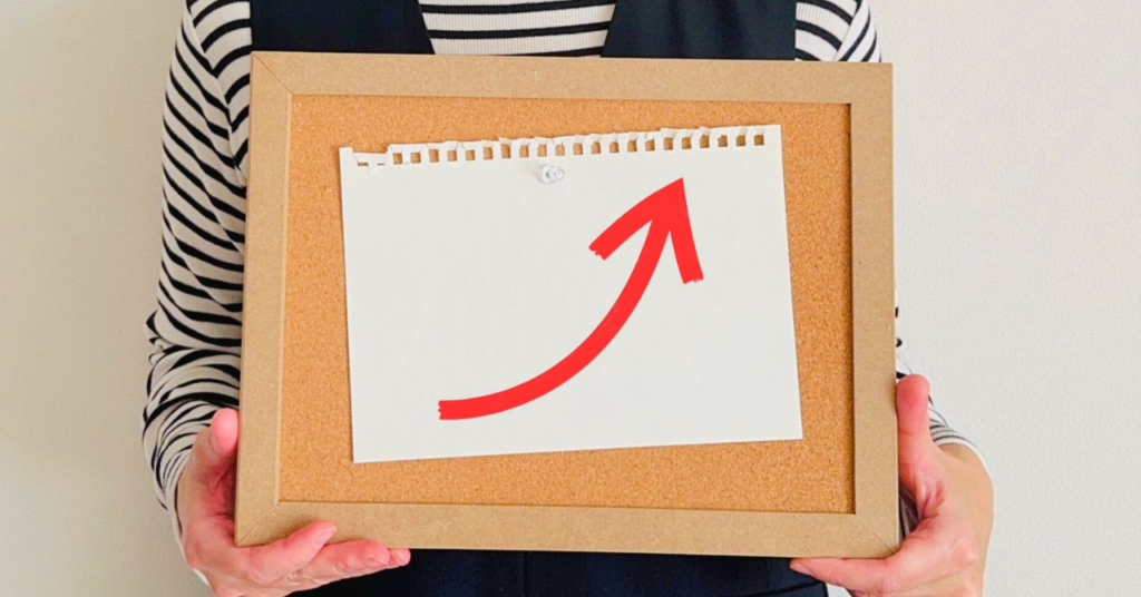 売り上げアップのイメージ