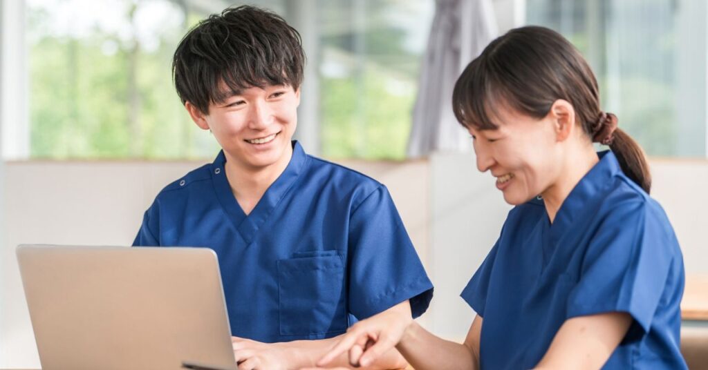 スタッフに寄り添う訪問看護師